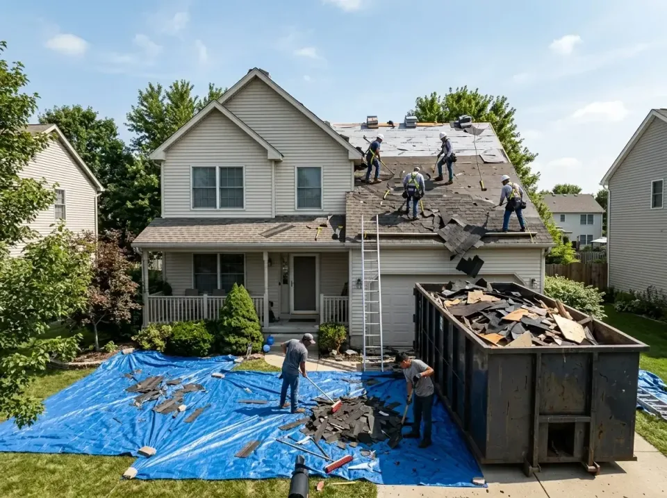 roof-replacement-debris-remova-004 — frequently asked questions, Cheapest Dumpster Rentals in Lisle, IL